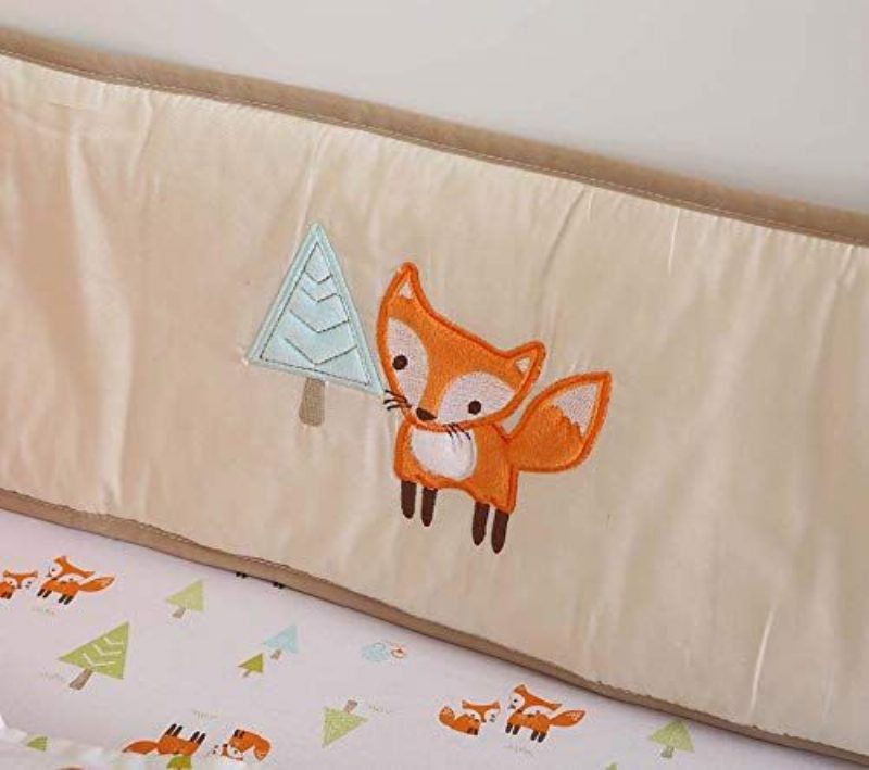 Játékos Fox Kiságy Ágynemű Szett Mint Rácsos Arrow Nyomtatás Ágyneműgarnitúra Woodland Óvodai Többszínű Unisex 8db