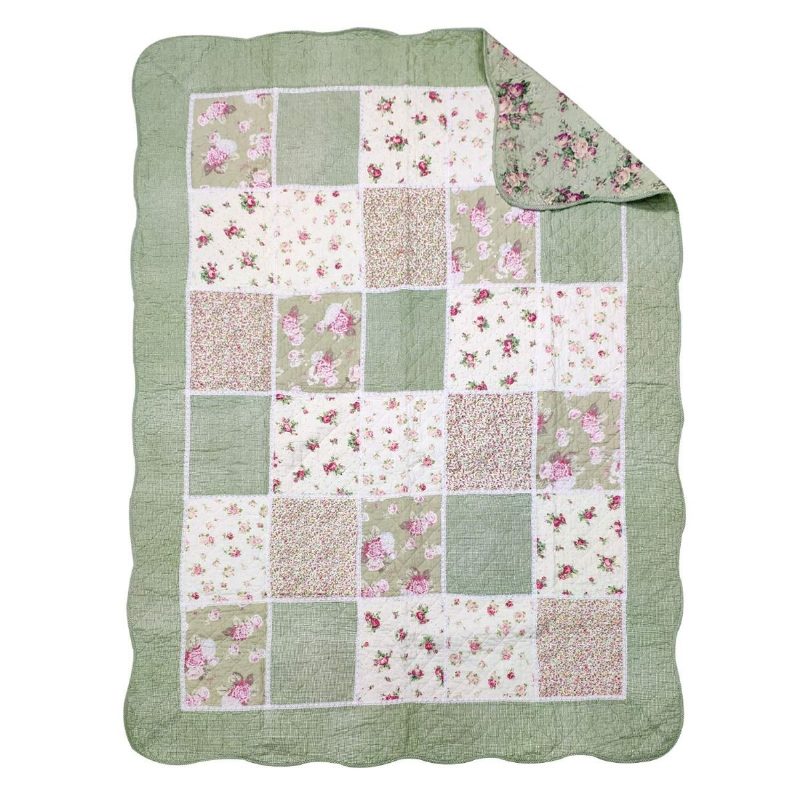 Kettős Méretű Patchwork Paplanok Takarók Könnyű Steppelt Ágytakarók Nappali Ágyhoz 100% Pamut