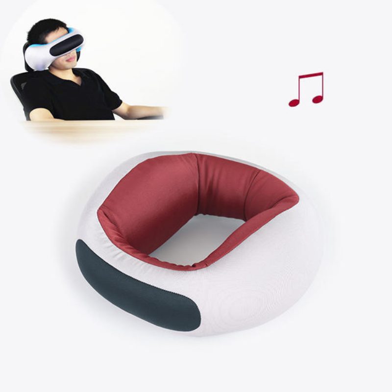 Loop Anular Vezeték Nélküli Bluetooth Zenei Fülhallgató Utazó Nappárna Nyakvédő Párna