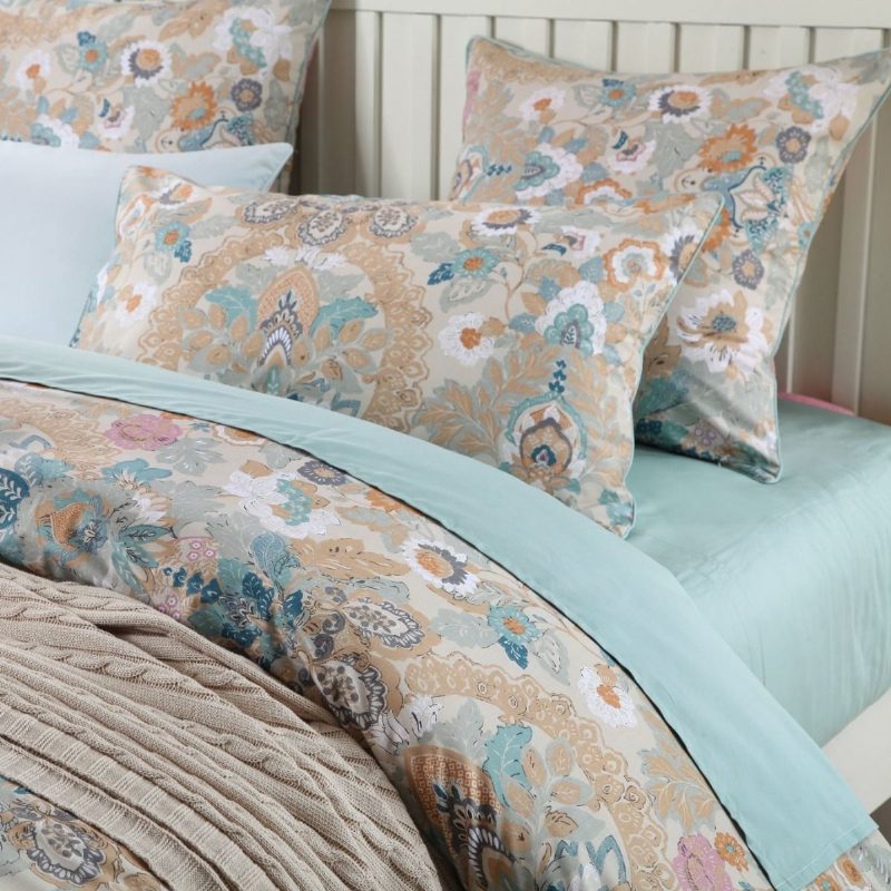 Otthoni Kollekciók 3 Részes Paplanhuzat Szett Kifordítható Chic Paisley Regal Témájú Minőségi Ágyneműgarnitúrák Luxus És Elegáns Készletek