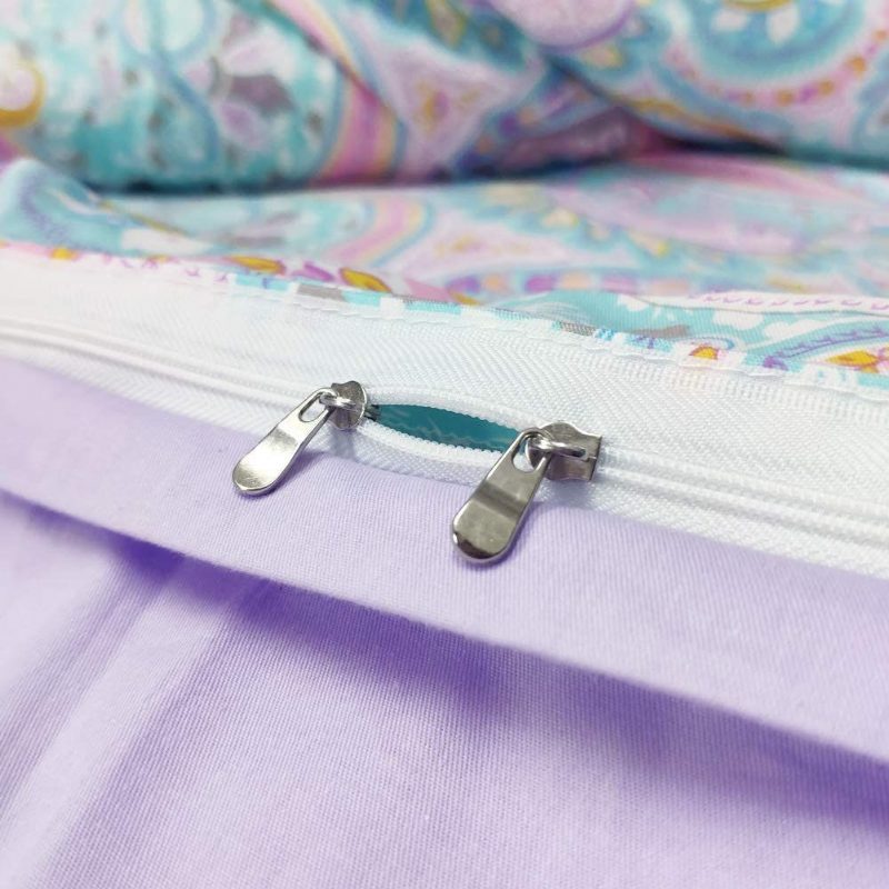 Paisley Ágynemű Élénk Lila És Kékeszöld Luxus 800 Szálszám 100% Egyiptomi Pamut Paplanhuzat És Párnahuzat