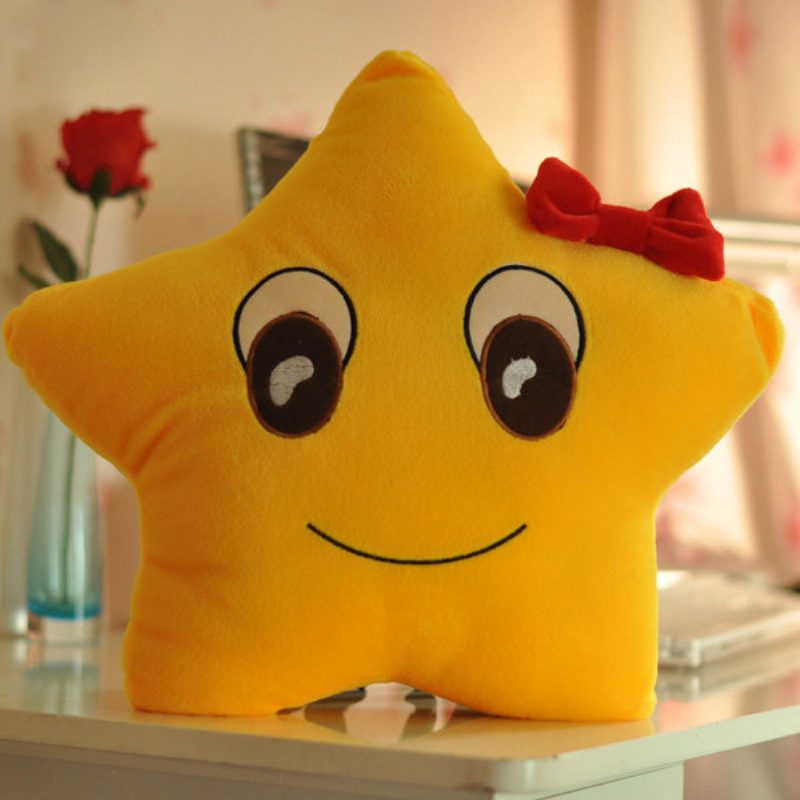 Vicces Aranyos Szerelmesek Yellow Star Dobópárna Expression Puha Plüss Kanapé Autós Irodai Párna