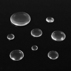 100 Db Kerek Átlátszó Üvegkupola Cabochon Cameo Lapos Hátú Kristály Nagyító Alapburkolat Barkácsolás