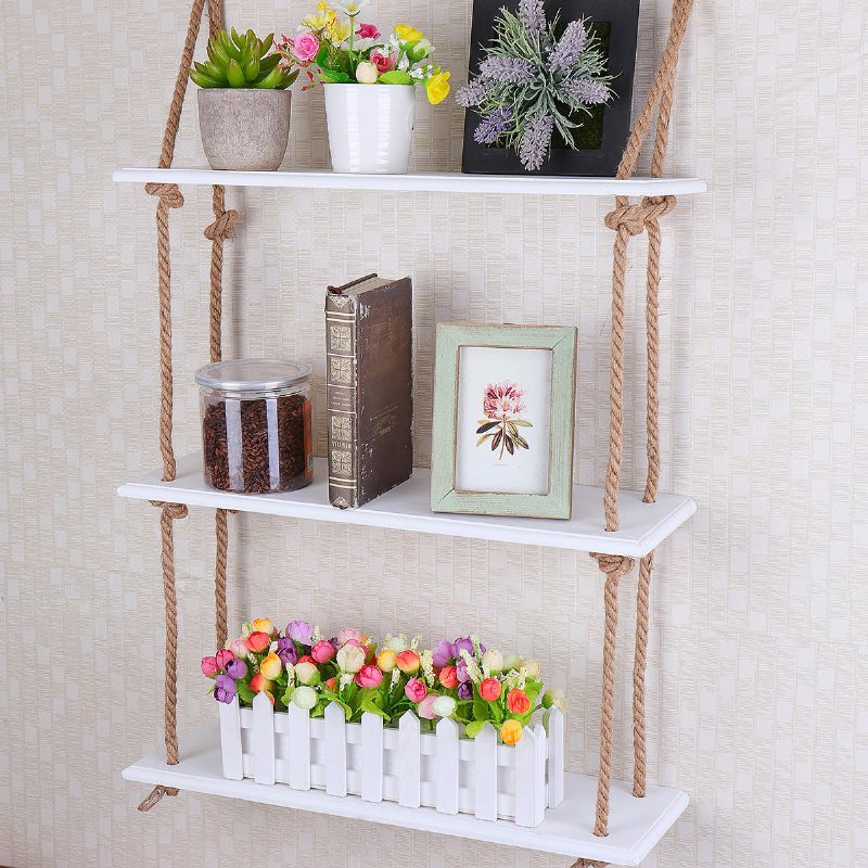 Diy Hálószoba Fali Polc Eredeti Fa Tároló Szervezet Könyvespolc Lakás Dekoráció Gyerekszoba