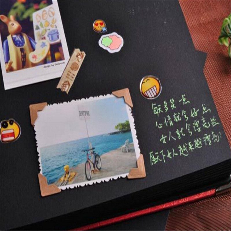 Diy Retro Fotóalbumok Kézzel Készített Kézi Kreatív Páros Képeskönyv Baba Lakberendezési Ajándék
