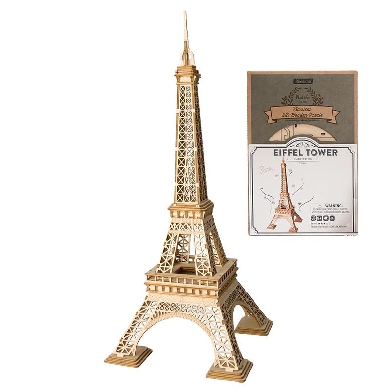 Eiffel-torony 3d Puzzle Építőkockák
