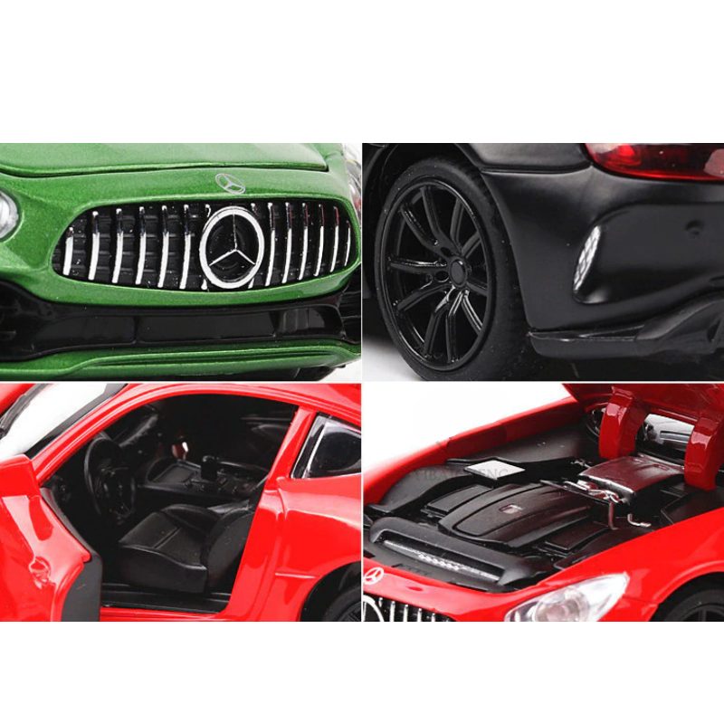 Könnyűfém Sportautó Mercedes Amg Gtr Nyitott Ajtós Hanglámpák