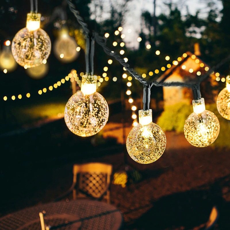 Kültéri Led Lights Solar String Lámpák