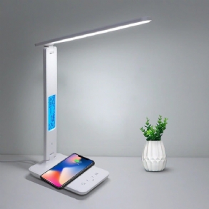 Led Asztali Lámpa 10 W-os Qi Gyors Vezeték Nélküli Töltővel