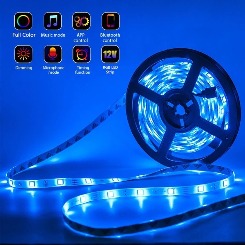 Led Fénycsíkok Bluetooth Wifi Vezérlő Rugalmas Rgb