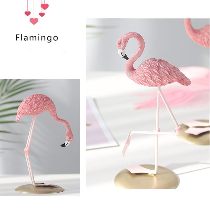 Nordic Flamingo Figurine Home Decor