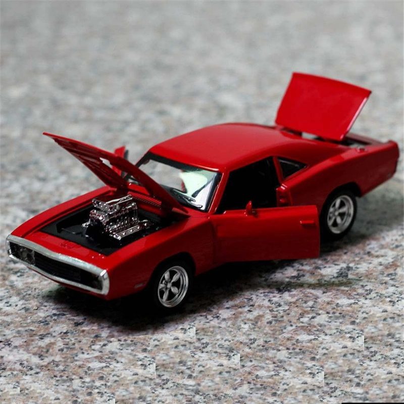 Ötvözetből Készült Sportkocsi Dodge Charger Fast&furious Open Doors Sound Lights