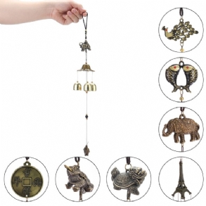 Réz Lucky Feng Shui Szélcsengő Csengő Ajtófüggő Medál