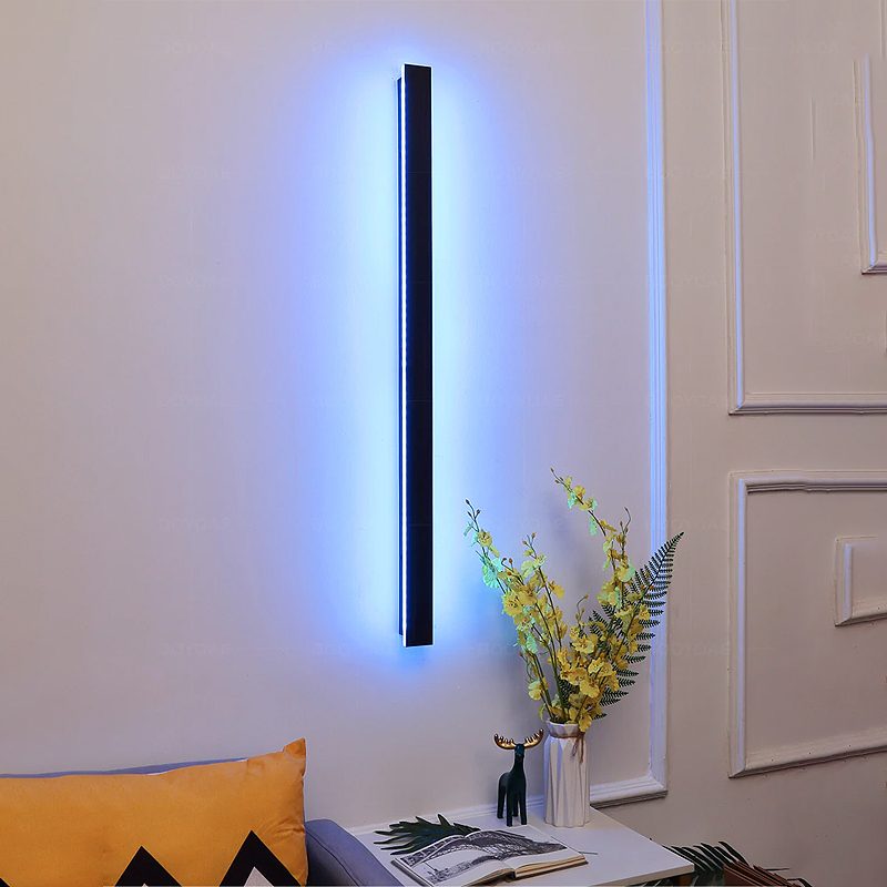 Rgb Fali Lámpa Modern Kültéri Veranda Színes Erkély Terasz Dekoráció Világító