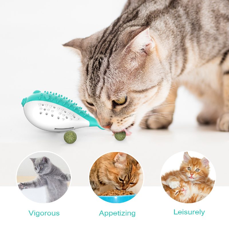Cat Interactive Fish Toy Catnip Fogkefe