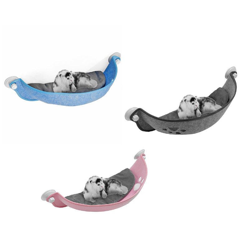 Cat Pad Bed Cat Görény Ablak Ülés Pad Bed Autós Állat Függőágy Szívókorong Meleg Sügér Kisállat Ágy