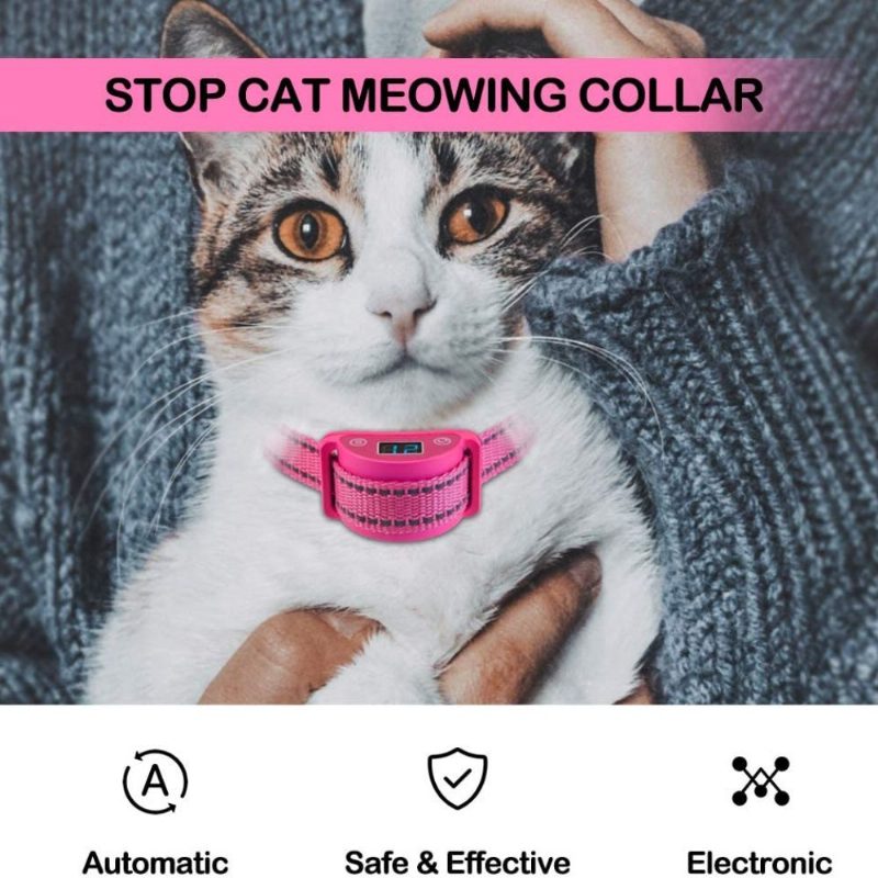 Cat Shock Nyakörv Automatikus Nyajgásgátló Trainer