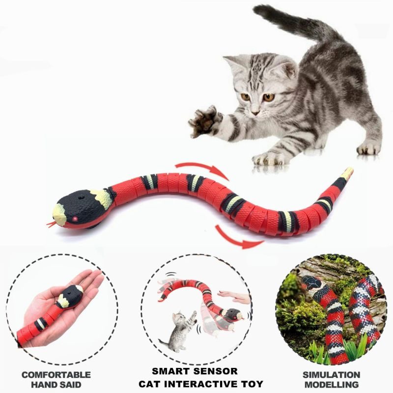 Cat Snake Toy Smart Sensing Elektromos Interaktív Játék