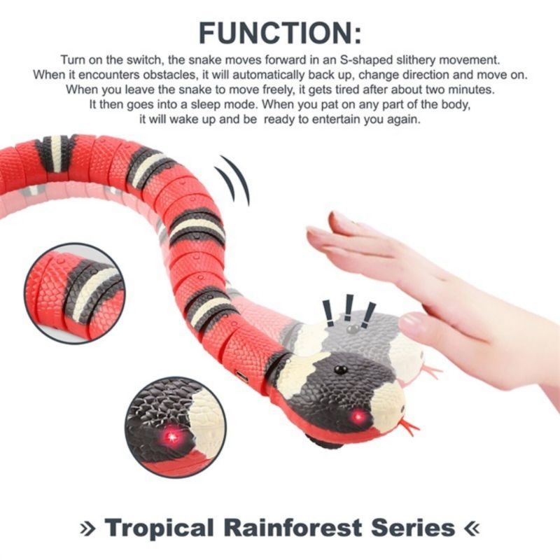 Cat Snake Toy Smart Sensing Elektromos Interaktív Játék
