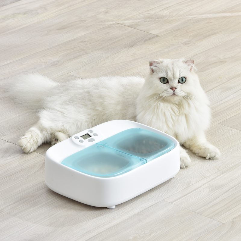 Petoneer Pf003 Kététkezéses Kisállat-etető Smart Puppy Intelligens Kutya Kellékek Elválasztható Macska Dupla Tálak Időzítő Tál Etetés