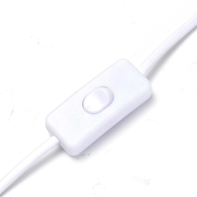 10 cm-es E27 Flexibilis Kisállat Led Lámpa Izzó Adapter Tartó Foglalat Klip Bekapcsoló Kapcsolóval Eu Usa Csatlakozó