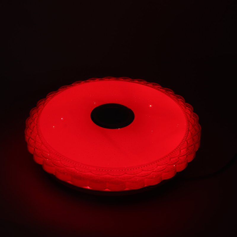 100-240v Led Mennyezeti Lámpa Bluetooth Hangszóróval Cserélhető Szabályozható Zenei Home Party App Távirányítóval