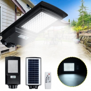 100 W Led Napelemes Utcai Világítás Mozgásérzékelő Táppanel Fali Lámpa Kültéri Kerti Ip65 Dekorral Távirányítóval