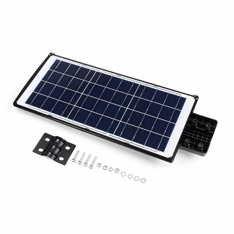 100 W Led Napelemes Wall Street Light Pir Motion Kültéri Kerti Lámpa