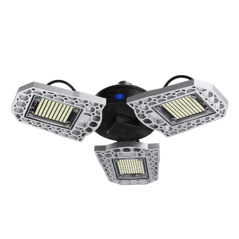 100w 24000lm Led Garázslámpa E26/27 Mennyezeti Lámpa Fényérzékelő Deformálódó Fény
