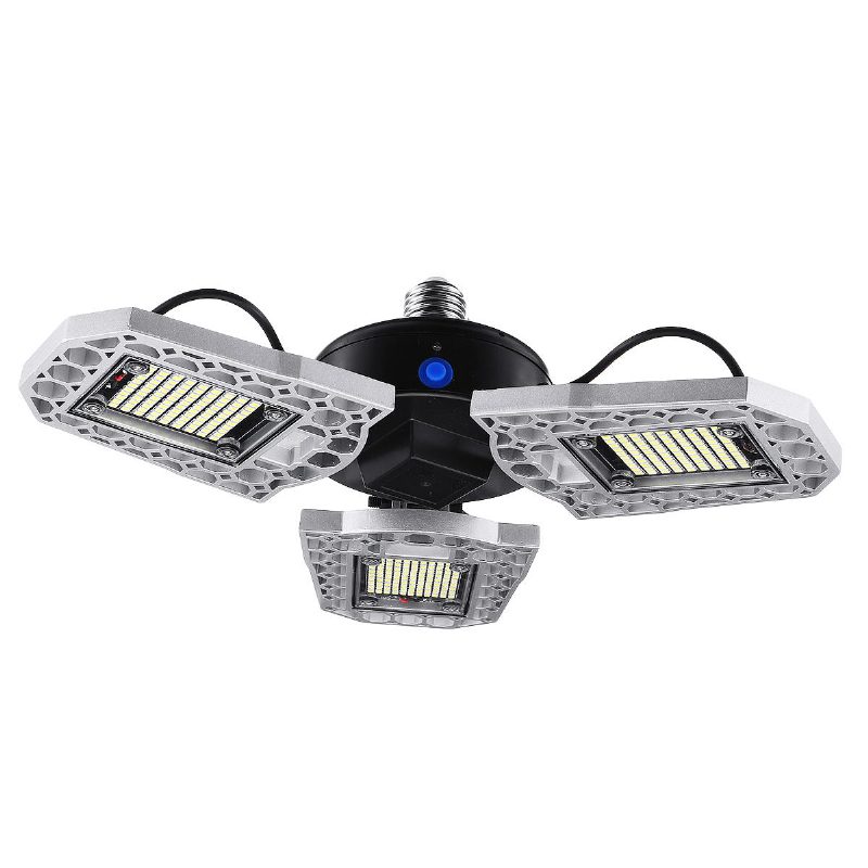 100w 24000lm Led Garázslámpa E26/27 Mennyezeti Lámpa Fényérzékelő Deformálódó Fény