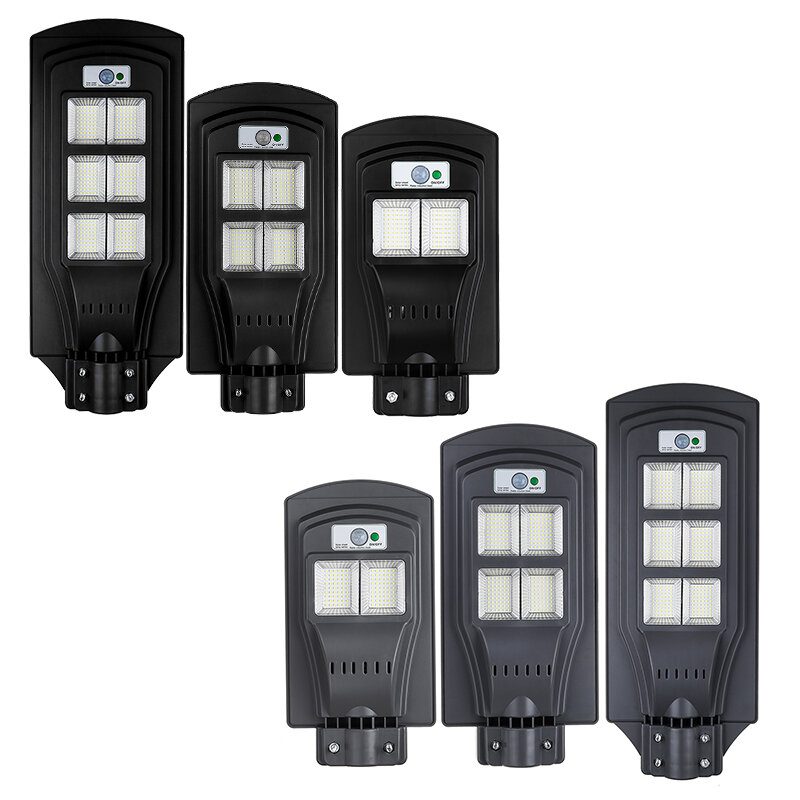 106/261/324 Led Napelemes Utcai Fény Indukciós Pir Mozgásérzékelős Kerti Fali Lámpa