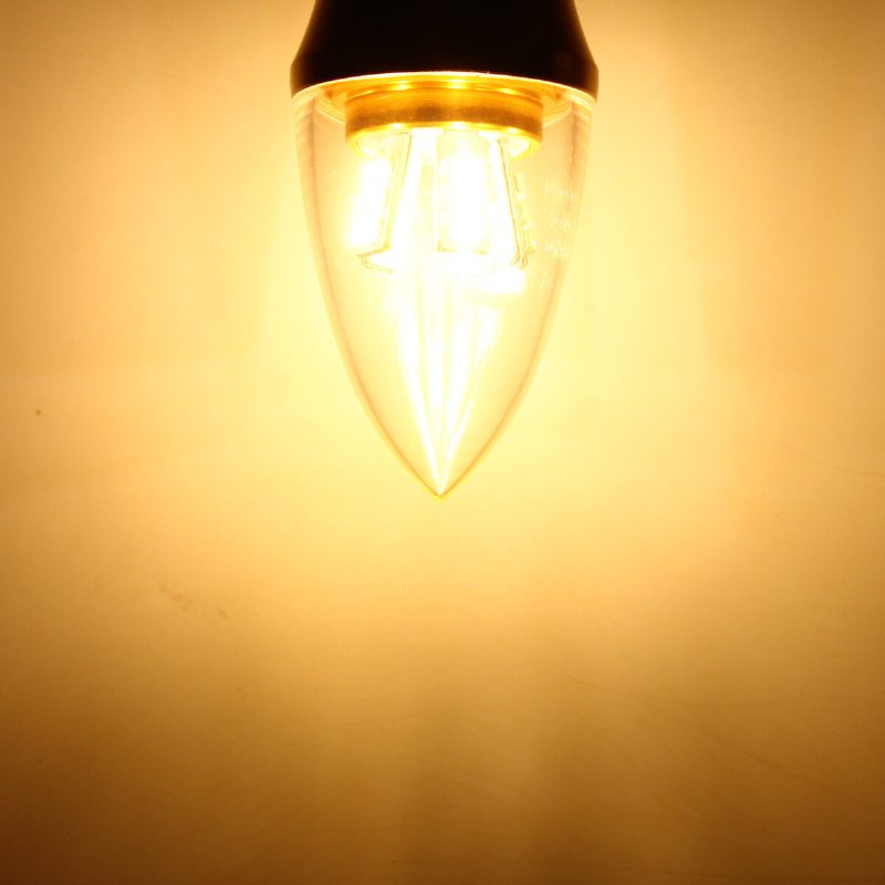 10w 220v E27 E14 E12 B22 B15 Szabályozható Led Gyertya Alakú Izzó Otthoni Csillárokhoz Asztali Lámpa Fali
