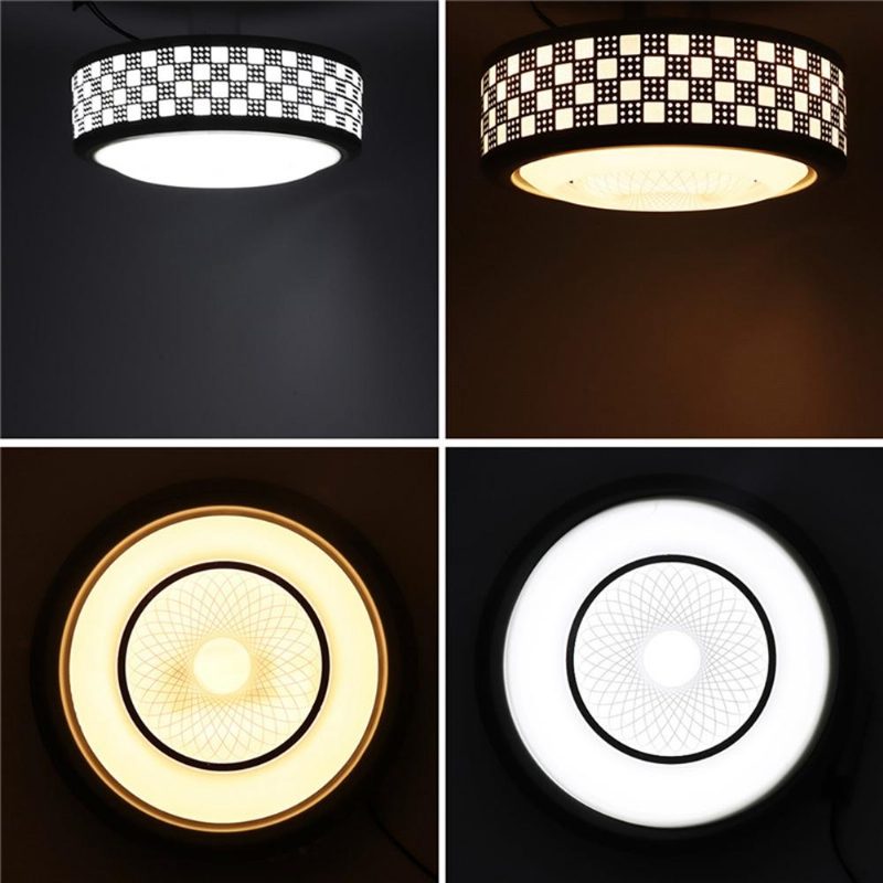 12 W 24 Led Fényes Kerek Mennyezeti Lámpa Modern Luxus Süllyesztett Akril