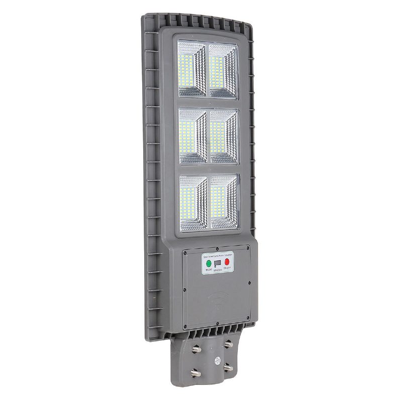 120 W 240 Led Napelemes Utcai Lámpa Pir Mozgásérzékelős Fali Időzítő Távirányítóval
