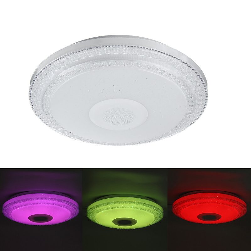 120w/200w Bluetooth Led Mennyezeti Lámpa Rgb Zenei Hangszóró Szabályozható App Távirányító