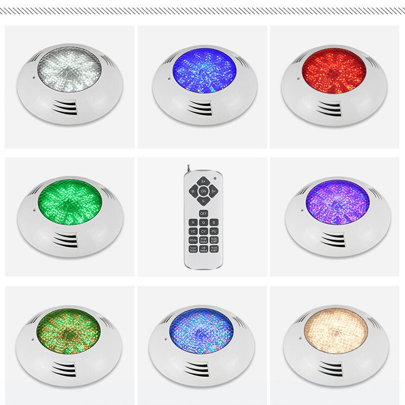 12v 114/216/432led Rgb Víz Alatti Úszómedence Világítás Ip68 Távirányítós Szökőkút Víz Lámpa