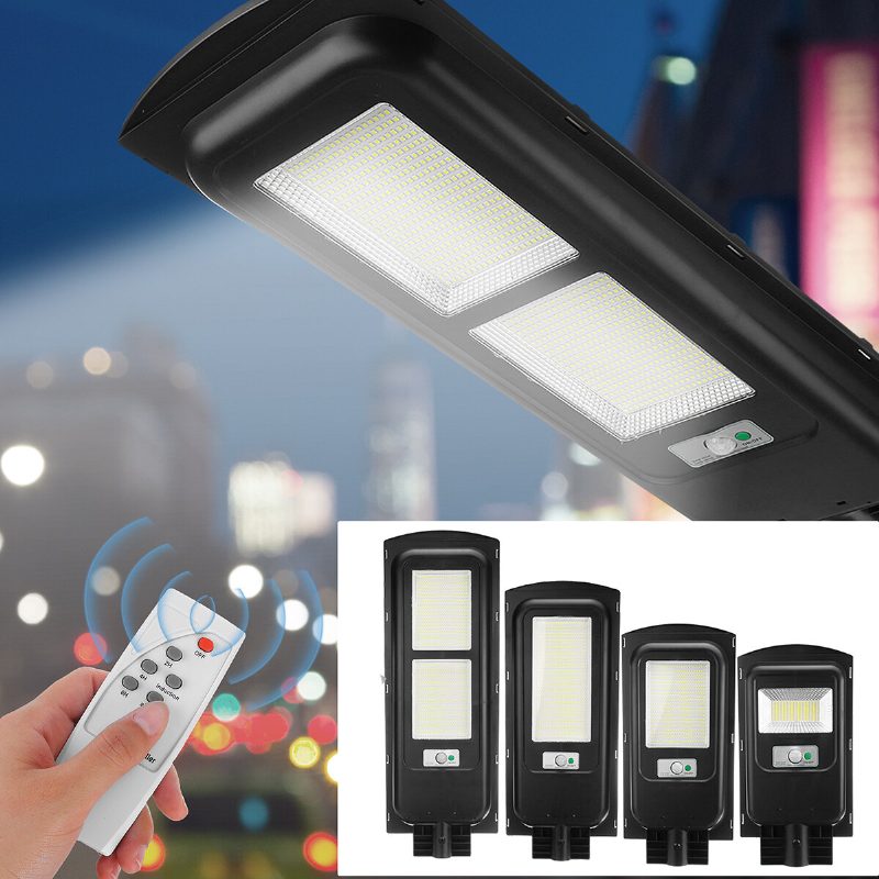 150/462/748/924 Led-es Napelemes Utcai Világítás Napenergiával Integrált Útvilágítás Vezérlés + 6v/18w Napelem Távirányítóval