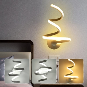 18w Akril Led Modern Hullám Fali Lámpa Otthoni Hálószoba Világítás Lámpatest Dekoráció Ac100-240v