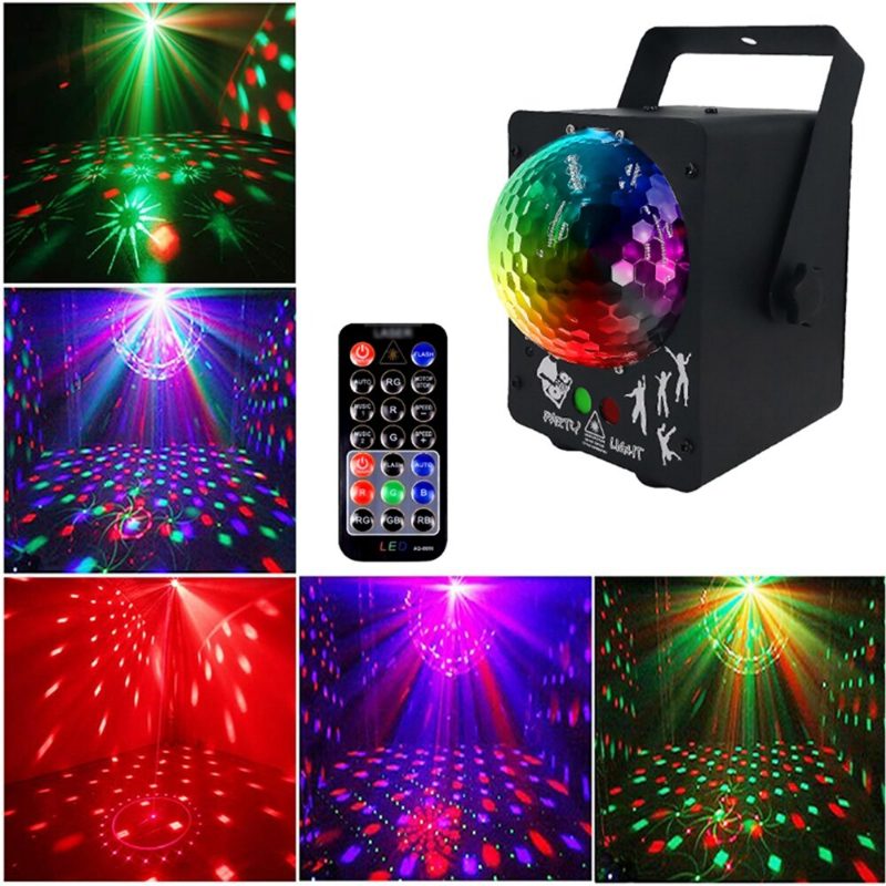 18w Led Rgb Stage Projektor Fénylámpa Dj Club Disco Party Távirányítóval