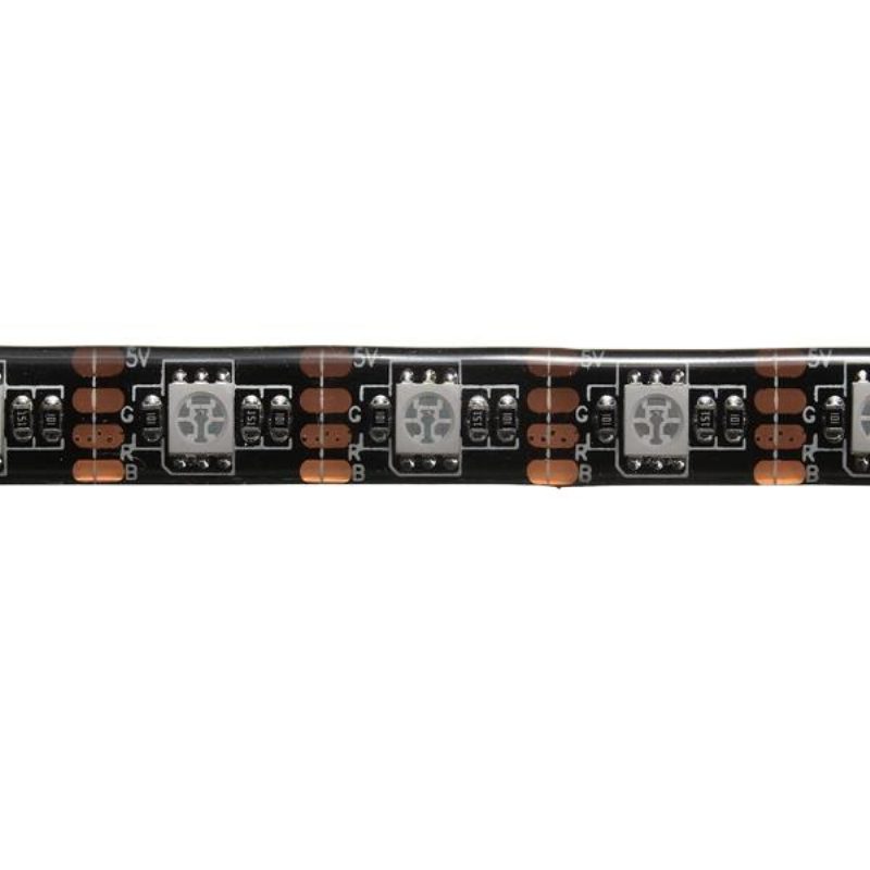 1m 2m 3m 4m Vízálló 5050 Rgb Led Usb Szalagfény Tv Háttérvilágítású Készlet + 24 Gombos Távirányító