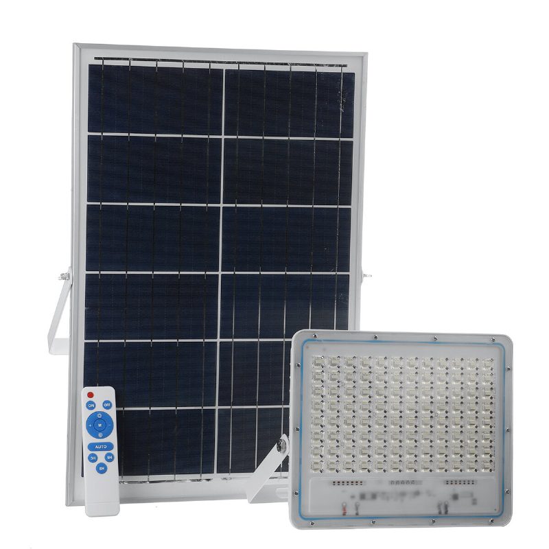 200w 192led Napenergiával Működő Flood Light Távirányító Fényérzékelő Időzítés Kültéri Vízálló Ip65