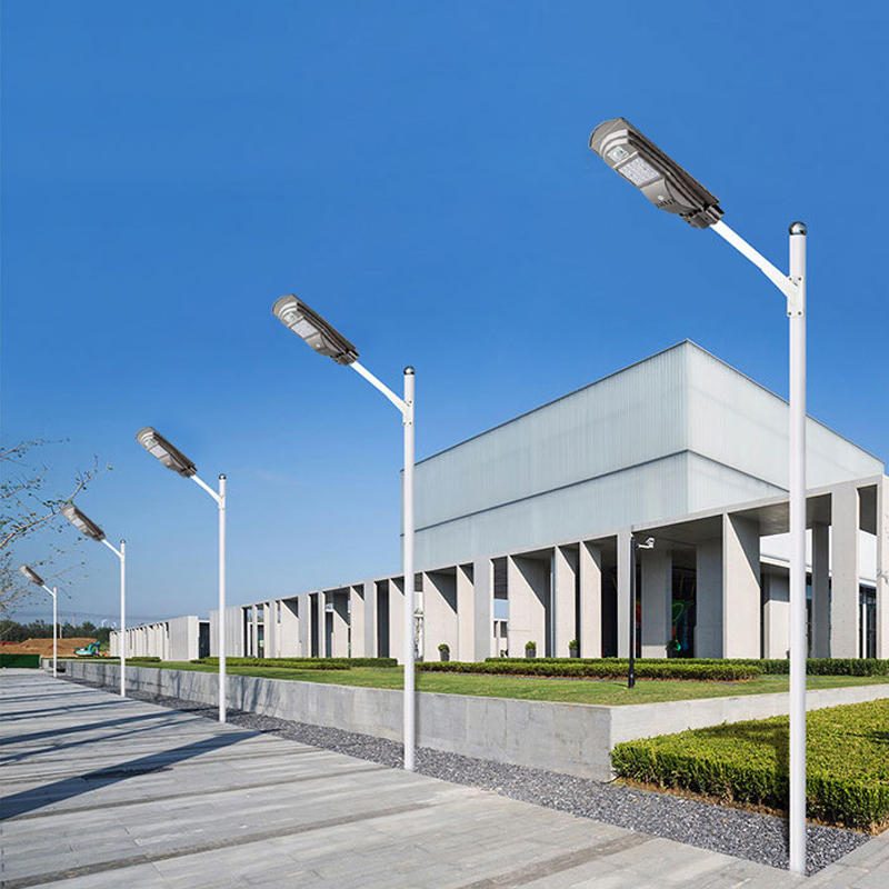 20w 40w 60w Led Napenergiával Működő Kültéri Utcai Világítás Pir Mozgásérzékelő Lámpa