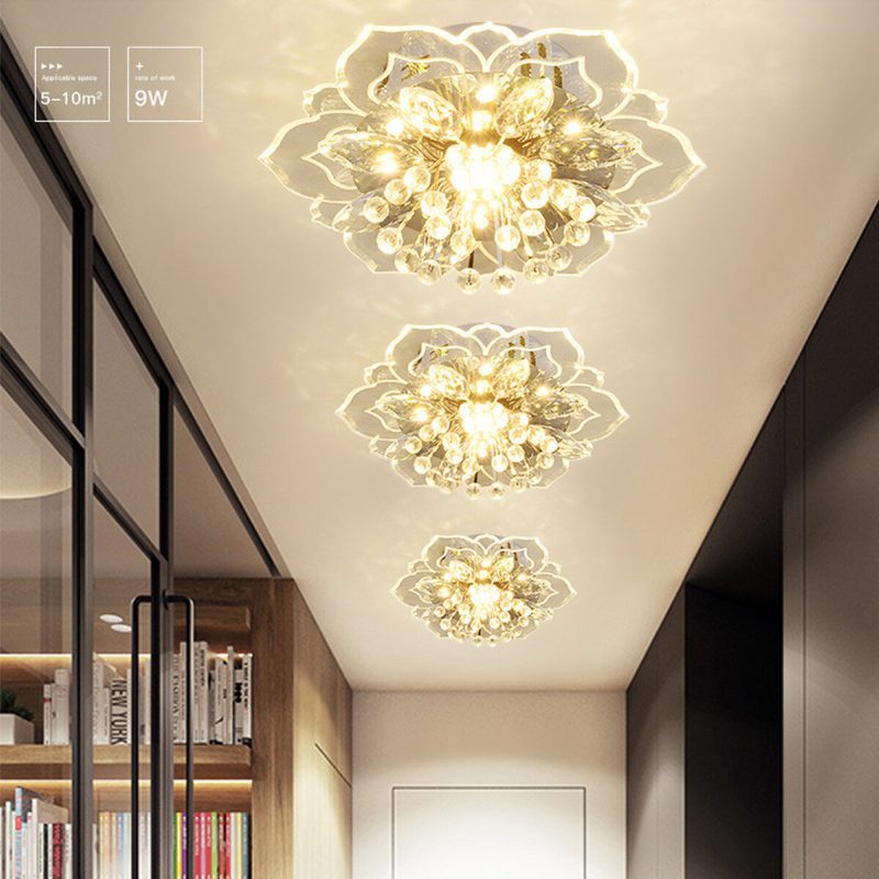 220v Crystal Led Mennyezeti Lámpatest Függeszték Modern Lámpa Otthon Szoba Világítás