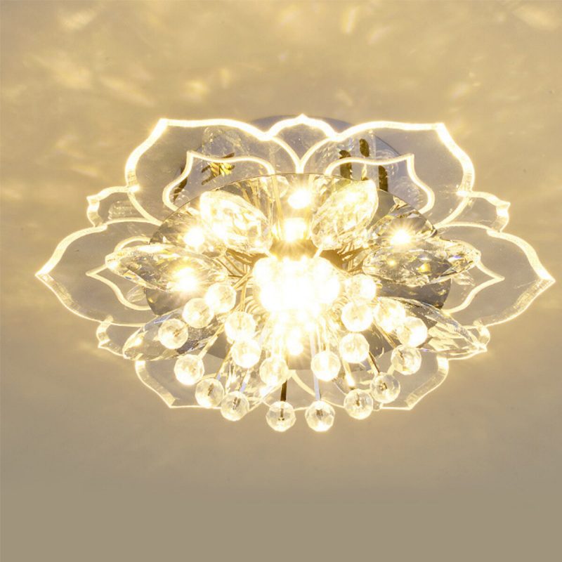 220v Crystal Led Mennyezeti Lámpatest Függeszték Modern Lámpa Otthon Szoba Világítás