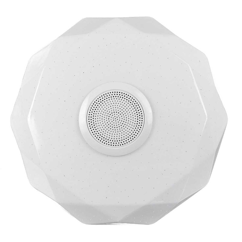 220v Led Rgb Mennyezeti Lámpa 3000-6500k Szabályozható Akril Zenei Bluetooth Távirányító