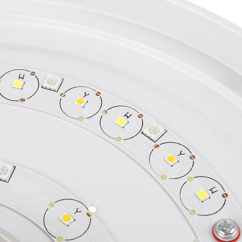 220v Led Rgb Mennyezeti Lámpa 3000-6500k Szabályozható Akril Zenei Bluetooth Távirányító