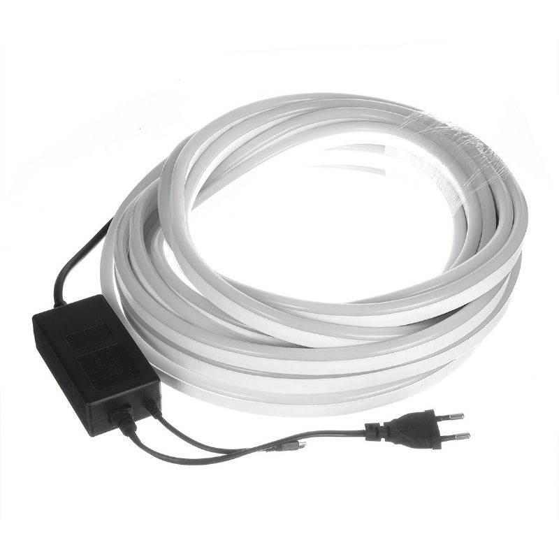 220v Led Szalag 8*16mm Rgb Neon Flex Kötéllámpa 1/5/10m Vízálló Led 5050 Led Tube Ip65 String Lámpa Többszínű Otthoni Barkácsolás Karácsonyi Dekorációhoz