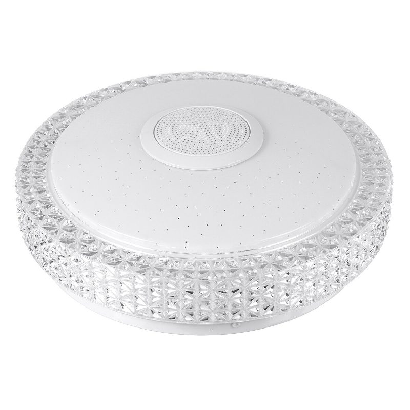 220v Rgb Led Zene Mennyezeti Lámpa Szabályozható Bluetooth App+távirányító Konyha Hálószoba