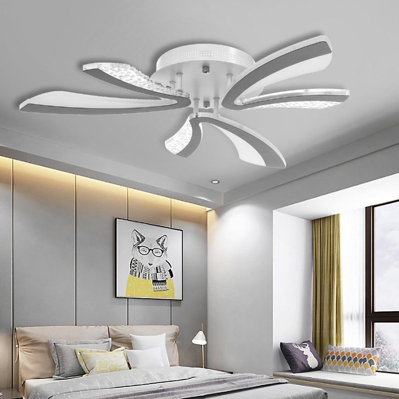 24/40w 85v-265v Led Mennyezeti Függőlámpa Fényerőszabályzó Távirányítós Előszoba Nappali Lámpatest Dekor