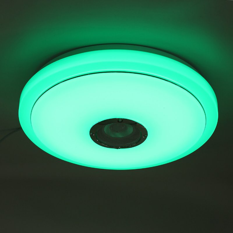 2.4 Ghz-es Bluetooth Led Mennyezeti Lámpa 256 Rgb Zenei Hangszóró Szabályozható + Távirányító